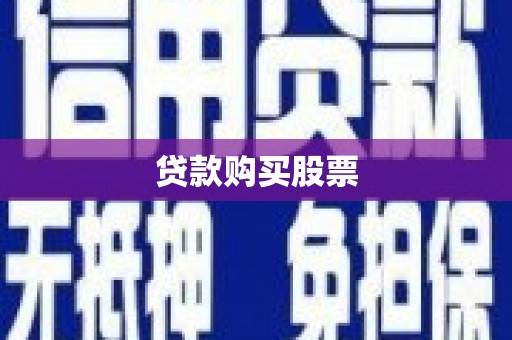 岱岳贷款购买股票