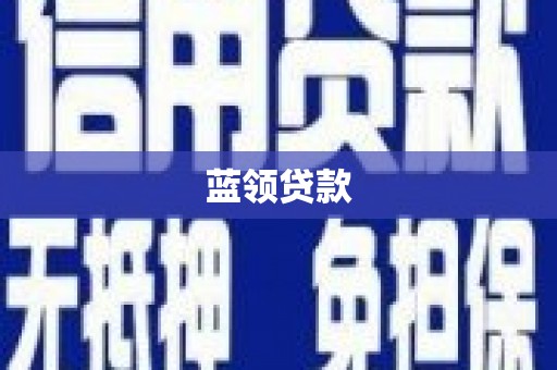 天津蓝领贷款